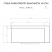 Cuba Cozinha Farm Sink Frente Quadratta 45 Cm Fazenda
