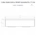 Cuba Dupla Cozinha Farm Sink Frente Quadratta 77 cm Fazenda