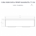 Cuba Dupla Cozinha Farm Sink Frente Quadratta 77 cm Fazenda