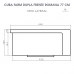 Cuba Dupla Cozinha Farm Sink Frente Romana 77 cm Fazenda