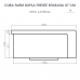 Cuba Dupla Cozinha Farm Sink Frente Romana 87 cm Fazenda