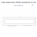 Cuba Dupla Cozinha Farm Sink Frente Quadratta 87 cm Fazenda