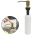 Dispenser Dosador de Detergente Ouro Fosco 350 ml