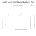 Cuba Cozinha Farm Sink Frente Quadratta 55 Cm Fazenda