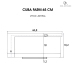 Cuba Cozinha Farm Sink 65 cm Frente Padr&atilde;o Estilo Fazenda Avental