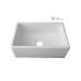 Cuba Cozinha Farm Sink 70 cm Frente Padr&atilde;o Estilo Fazenda Avental