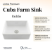Cuba Cozinha Farm Sink 70 cm Frente Padr&atilde;o Estilo Fazenda Avental