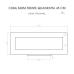 Cuba Cozinha Farm Sink 45 cm Frente Quadratta Estilo Fazenda Avental
