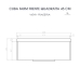 Cuba Cozinha Farm Sink 45 cm Frente Quadratta Estilo Fazenda Avental