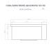 Cuba Cozinha Farm Sink 50 cm Frente Quadratta Estilo Fazenda Avental
