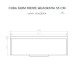 Cuba Cozinha Farm Sink 55 cm Frente Quadratta Estilo Fazenda Avental