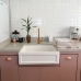 Cuba Cozinha Farm Sink 60 cm Frente Quadratta Estilo Fazenda Avental