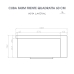 Cuba Cozinha Farm Sink 60 cm Frente Quadratta Estilo Fazenda Avental