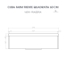 Cuba Cozinha Farm Sink 60 cm Frente Quadratta Estilo Fazenda Avental