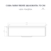 Cuba Cozinha Farm Sink 70 cm Frente Quadratta Estilo Fazenda Avental